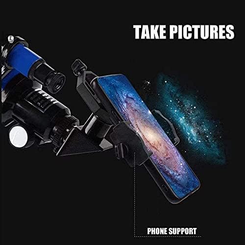 Telescope With Adjustable Tripod And Phone Holder For Beginner Astronomy