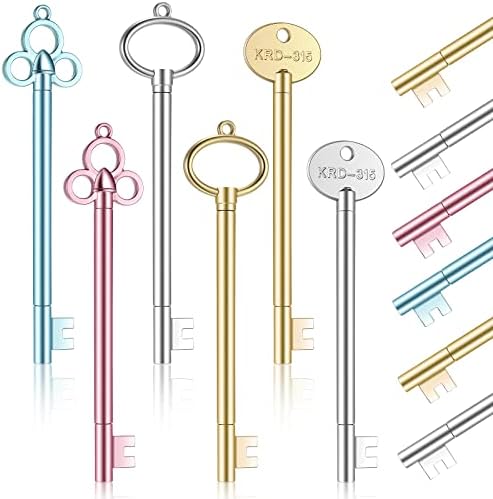 Thenshop 96 Pcs Retro Key Shape Gel Pens
