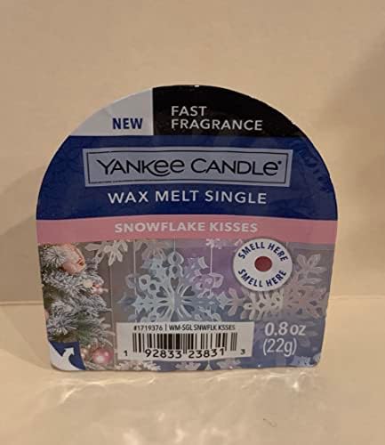 Yankee Candle Wax Melt Snowflake Kisses 6 Pieces