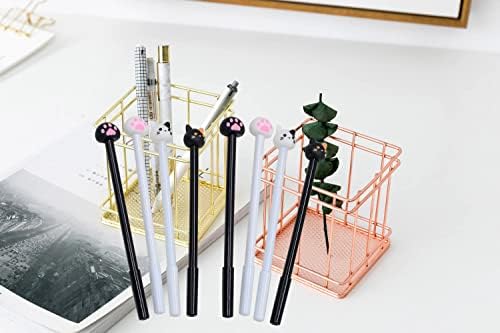 YYaaloa 32pcs Cute Gel Ink Pens with Cat Paws Design