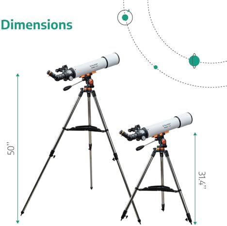 Slokey Discover The World Telescope for Astronomy for Adult Beginners