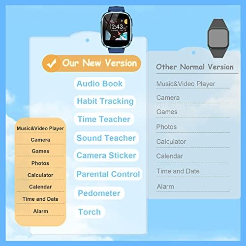 Kids Smart Watch with 15 Games and Parental Control