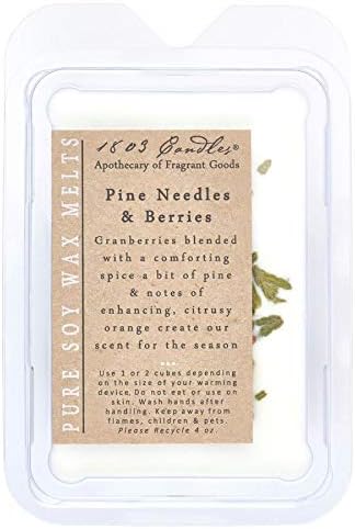 1803 Candles Melters Pine Needles Berries