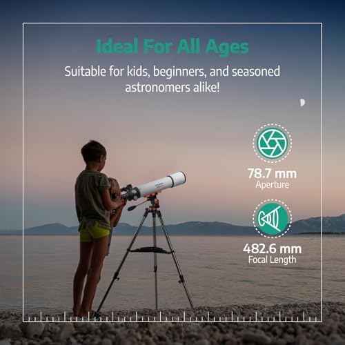 Slokey Discover The World Telescope for Astronomy for Adult Beginners