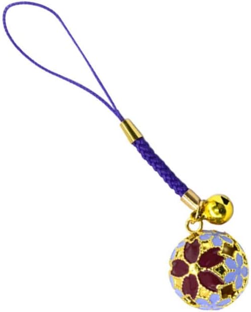 EXCEART Japanese Cherry Blossom Decorative Bells for Jewelry Making