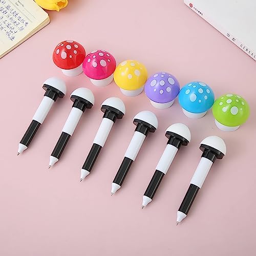 Mushroom Ballpoint Pens Blue Ink 05mm Novelty Cartoons 30 PCS