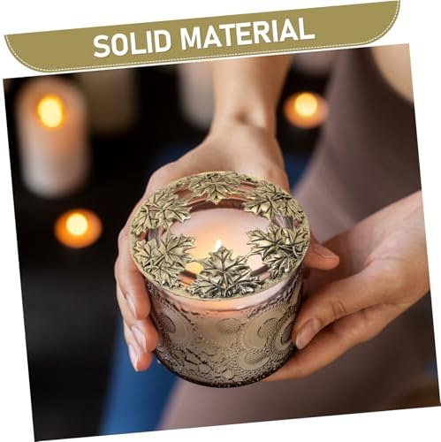 Maple Leaf Candle Topper with Extinguishing Cap