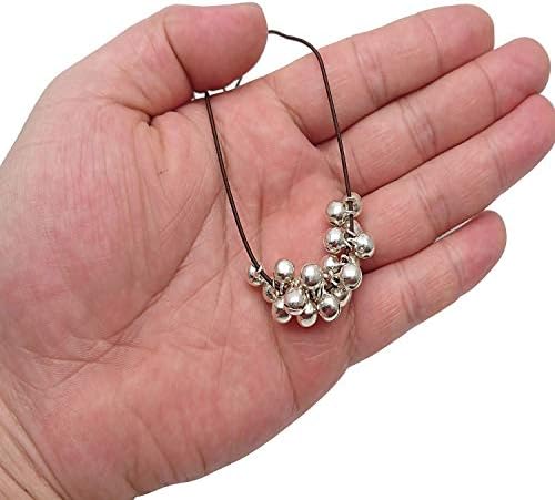 14 Inch Silver Mini Bell DIY Crafting Set 100pcs