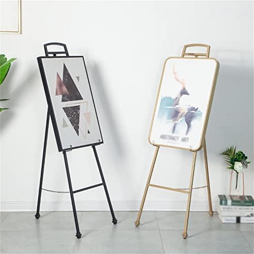 A-Frame Artist Easel Adjustable Height 145cm Tall Gold