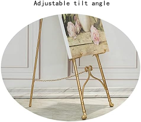 Gold Adjustable Display Easel 120cm Portable Stand