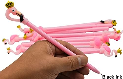 Maydahui 12 Pcs Flamingo Gel Pen Cute Cartoon Design