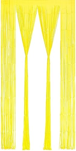 Braveshine Foil Fringe Curtain Backdrop 2 Pack