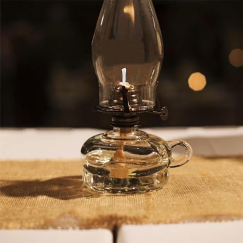 4pcs Fiberglass Oil Lamp Wicks with Tube Holder Replacement Parts