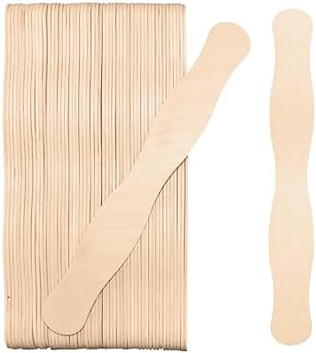 55 Pcs Jumbo Wooden Fan Handles 8 Inch