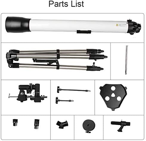 Ultra HD 80mm Aperture Refractor Telescope Portable Travel Scope with Finder