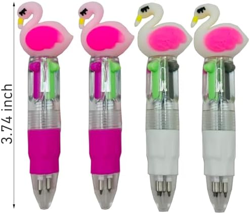 12Pcs Multicolor Flamingo Pen Set for Kids