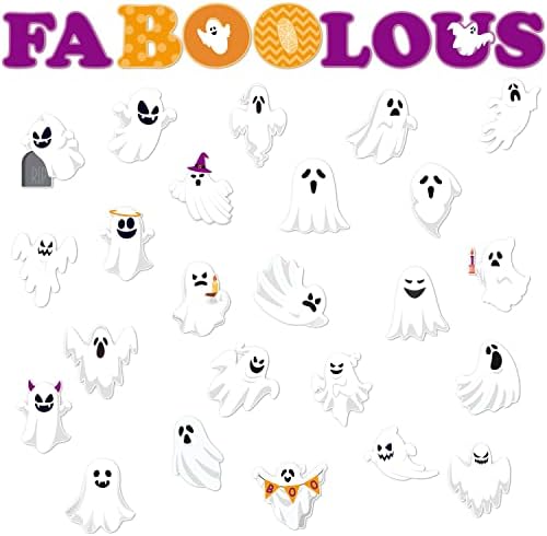 Haooryx Halloween Ghost Bulletin Board Decoration Set