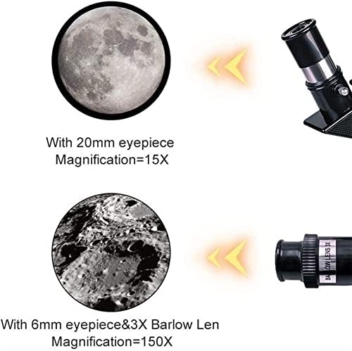 70mm Aperture Refractor Telescope with Smartphone Adapter for Kids and Adults