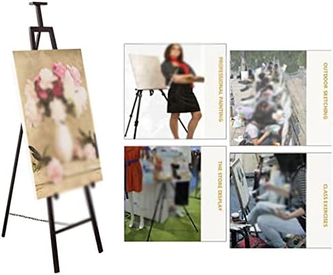 Sturdy Metal Easel Stand 150cm Tall Foldable