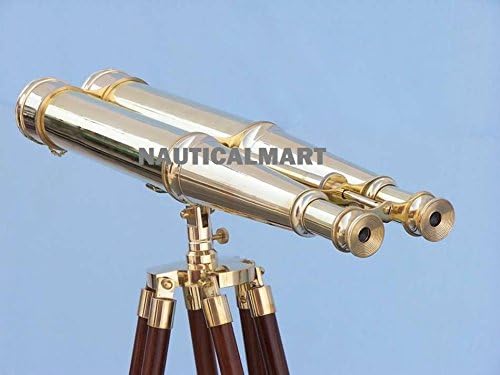 Floor Standing Admirals Solid Brass Binoculars 62