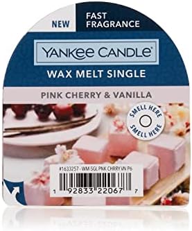 Yankee Candle Pink Cherry Vanilla Wax Melt Singles 8oz