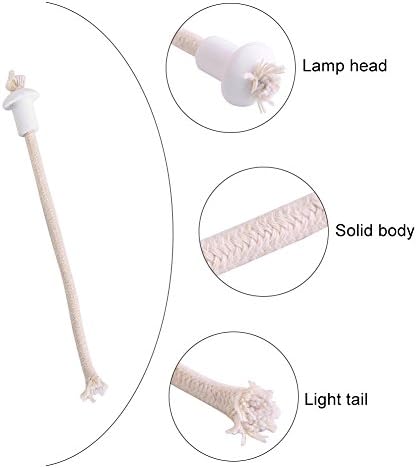 7Pcs Heat Kerosene Wick for Oil Lantern and Wine Bottle Candles