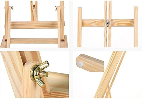 Portable Wood Desktop Studio Easel for Painting and Display