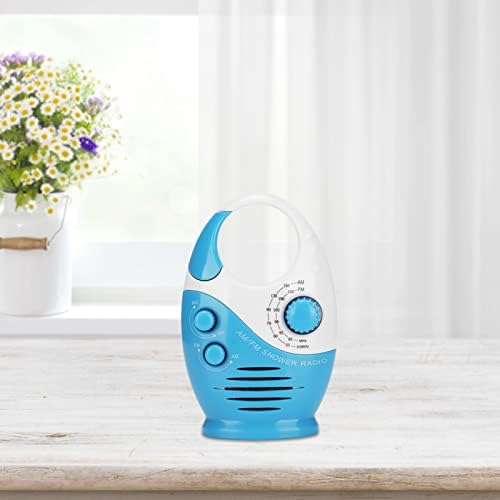 Waterproof AMFM Radio with Hook Handle and Speakers