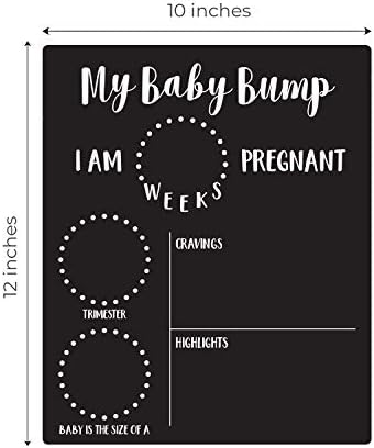 Canopy Street My Baby Bump Pregnancy Timeline Dry Erase Sign