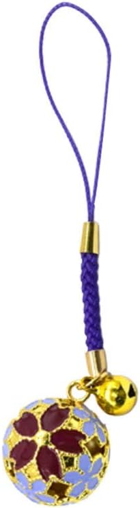 EXCEART Japanese Cherry Blossom Decorative Bells for Jewelry Making
