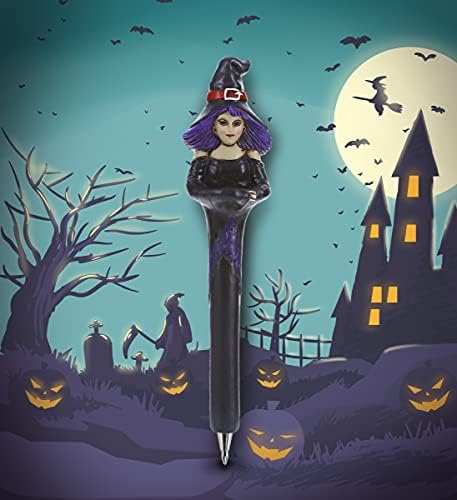 Spooky Witch Novelty Pen - Fun Kids and Adults Writing Instrument