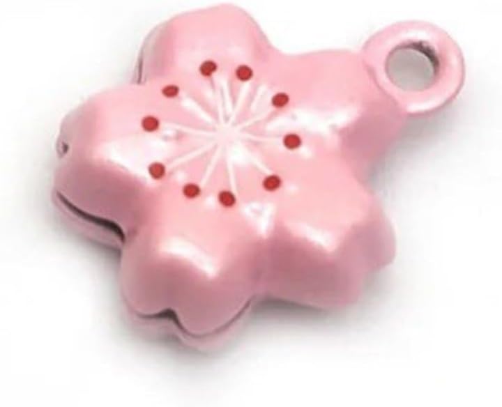 10 Pcs Cherry Blossom Bells For DIY Jewelry And Crafts