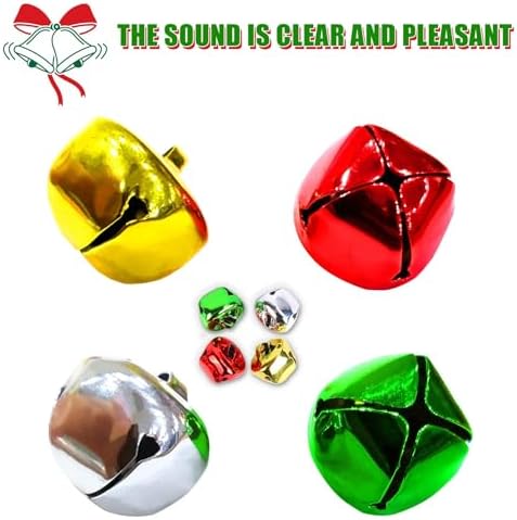 Augshy 120 Piece Jingle Bells Christmas Decor Set