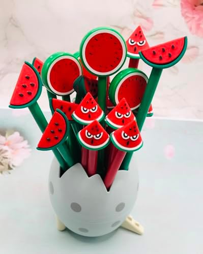 30 Pcs Cute Watermelon Gel Pens for Kids