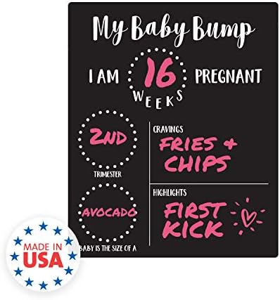 Canopy Street My Baby Bump Pregnancy Timeline Dry Erase Sign