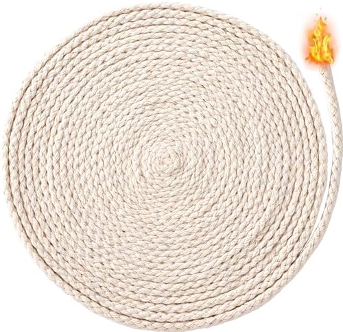 656 Ft 5mm Cotton Oil Lamp Wicks - Beige