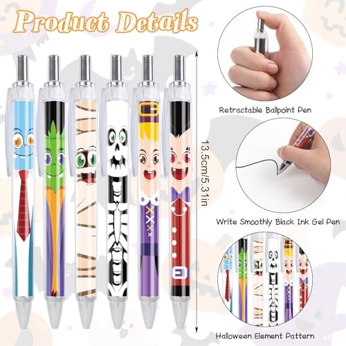 DIYASY 36 Pcs Halloween Pens Bulk Set