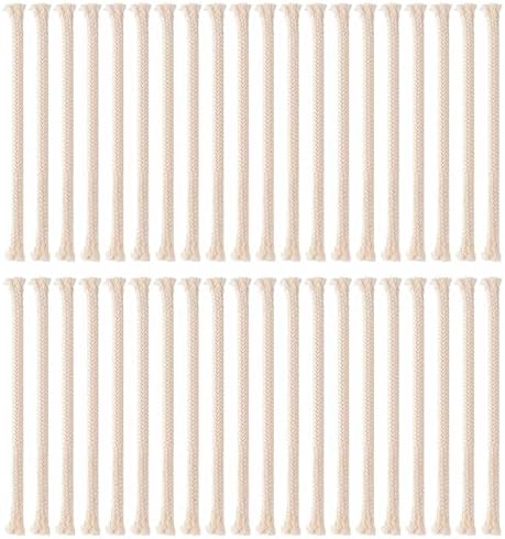 40PCS 14 Round Cotton Oil Lamp Wicks for Kerosene Alcohol Lamps