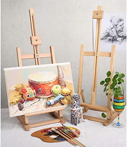 Portable Beech Wood Easel with Adjustable Height