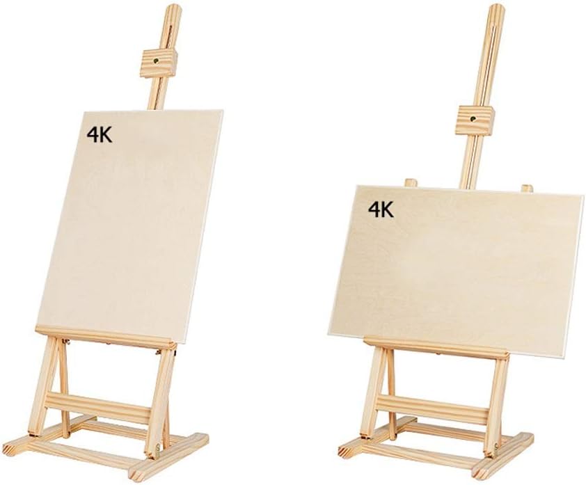 Portable Wood Desktop Easel with Adjustable Height