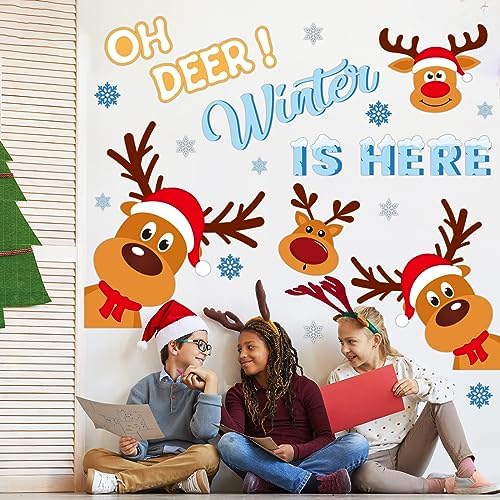 ZOIIWA Large Christmas Bulletin Board Classroom Decoration