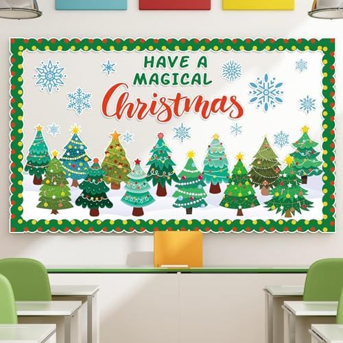 Christmas Bulletin Board Classroom Decorations Set
