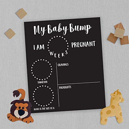 Canopy Street My Baby Bump Pregnancy Timeline Dry Erase Sign