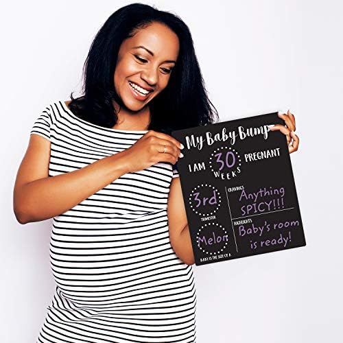 Canopy Street My Baby Bump Pregnancy Timeline Dry Erase Sign