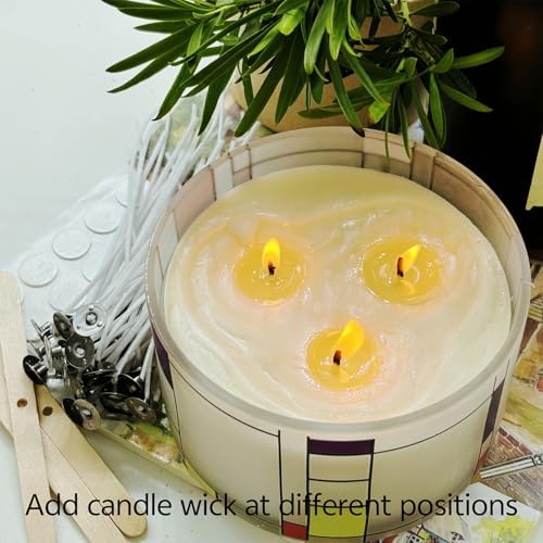 100Pcs Candle Wicks 8 Inch Set with Accessories