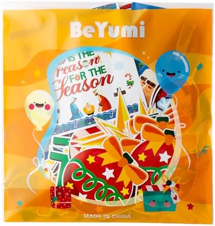 BeYumi 96Pcs Jesus Is The Reason Cutouts Bulletin Board Set