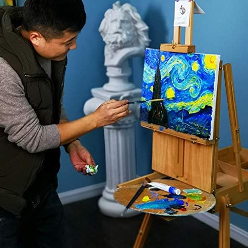 Foldable Artist Easel with Drawer for Outdoor Painting