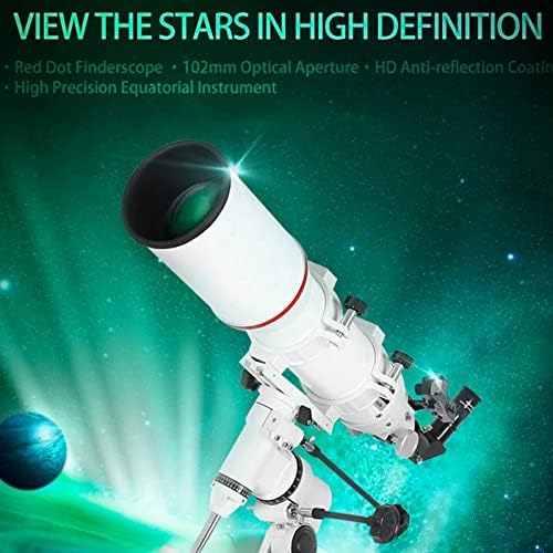 Refractor Telescope for Adults and Kids with 102mm Aperture