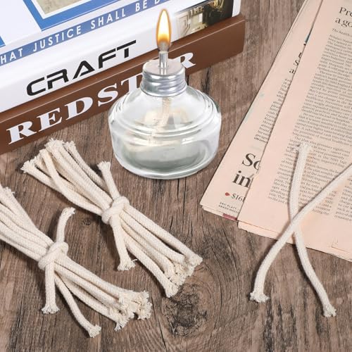 20 PCS Cotton Oil Lamp Wicks for Kerosene Lanterns and Oil Candles