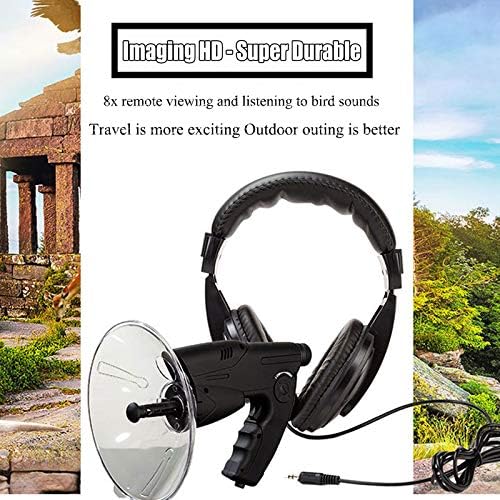 Parabolic Microphone Monocular with Headphones